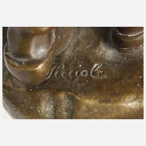 N. Picciole, Arbeiter auf dem Heimweg