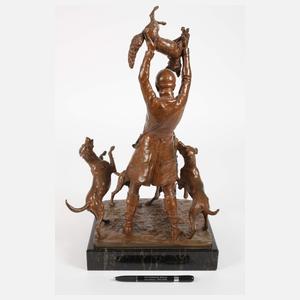 Carl Kauba, Fuchsjagd mit Hunden