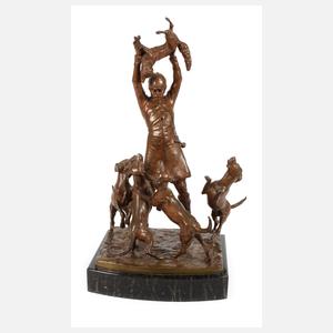 Carl Kauba, Fuchsjagd mit Hunden