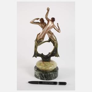 Figurengruppe Art déco