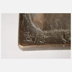 Monogrammist HS, Bronze Maria mit dem Jesuskind