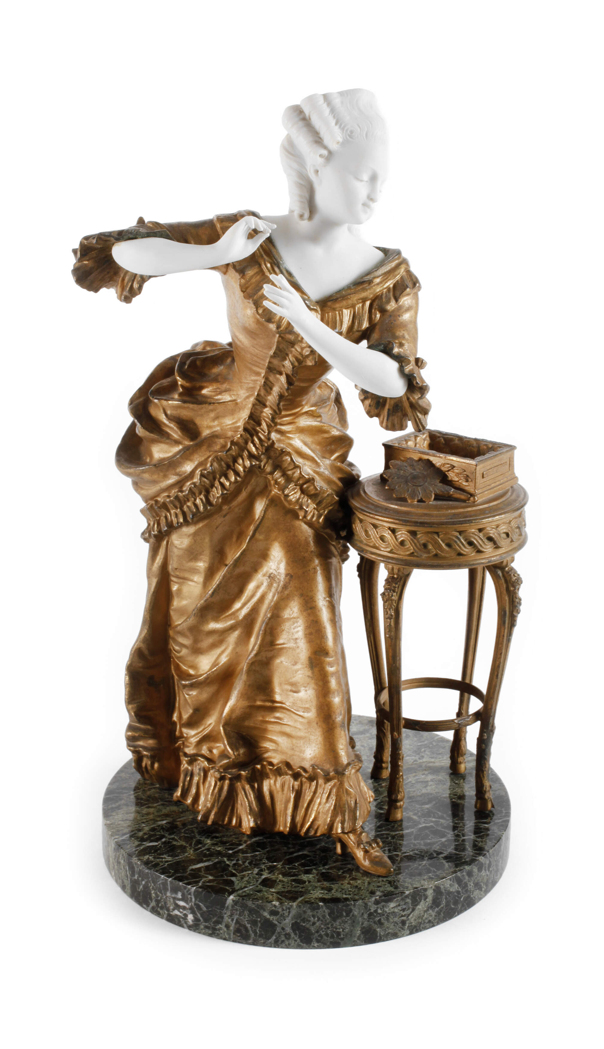 Henri Desiré Grisard, Chryselephantin Rokokodame