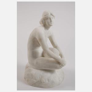 Reinhard Schnauder, sitzender weiblicher Akt