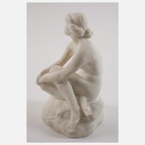 Reinhard Schnauder, sitzender weiblicher Akt