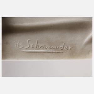 Reinhard Schnauder, sitzender weiblicher Akt