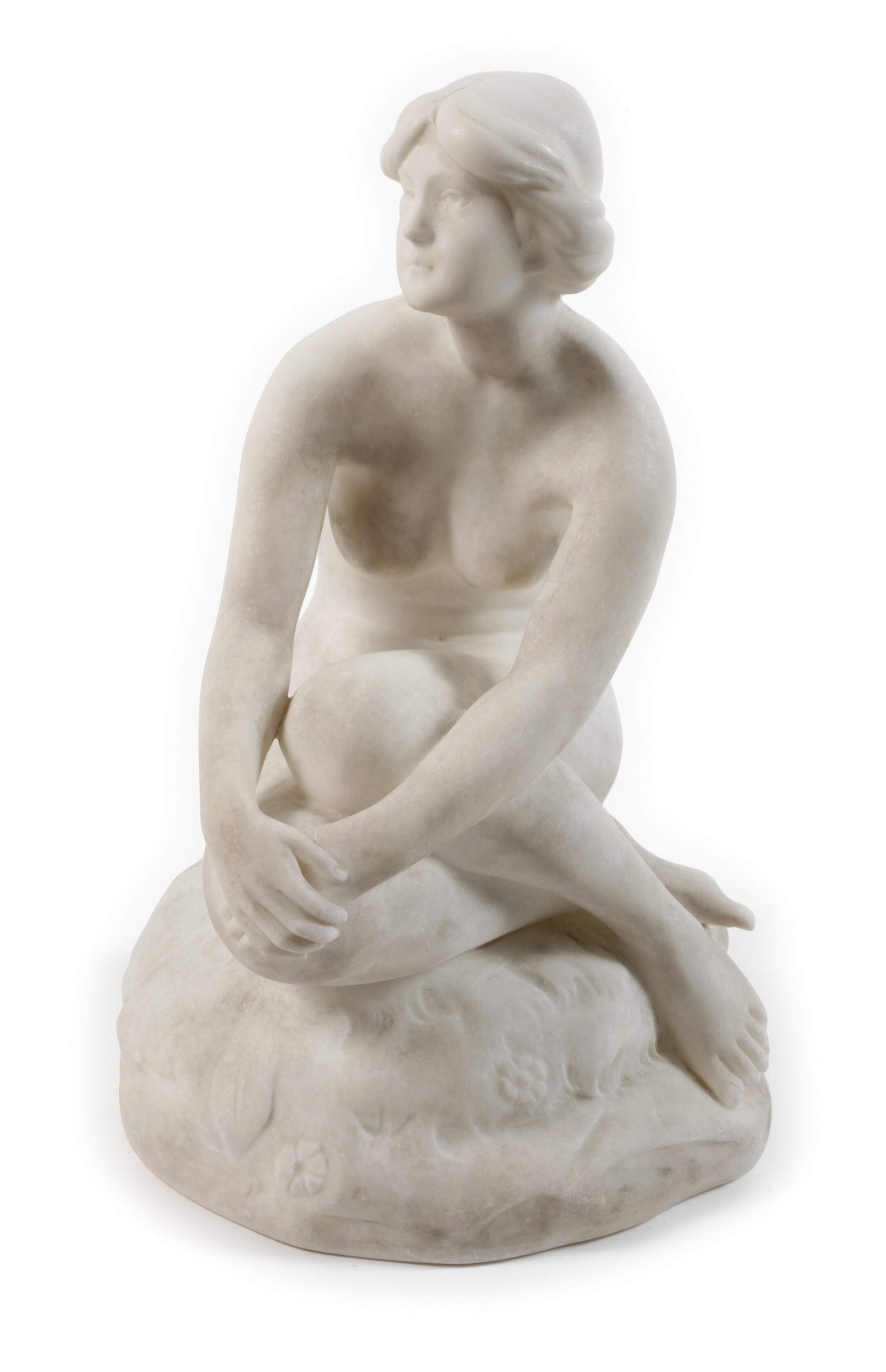 Reinhard Schnauder, sitzender weiblicher Akt