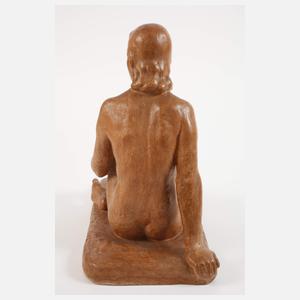 Monogrammist CB, Sitzender Damenakt