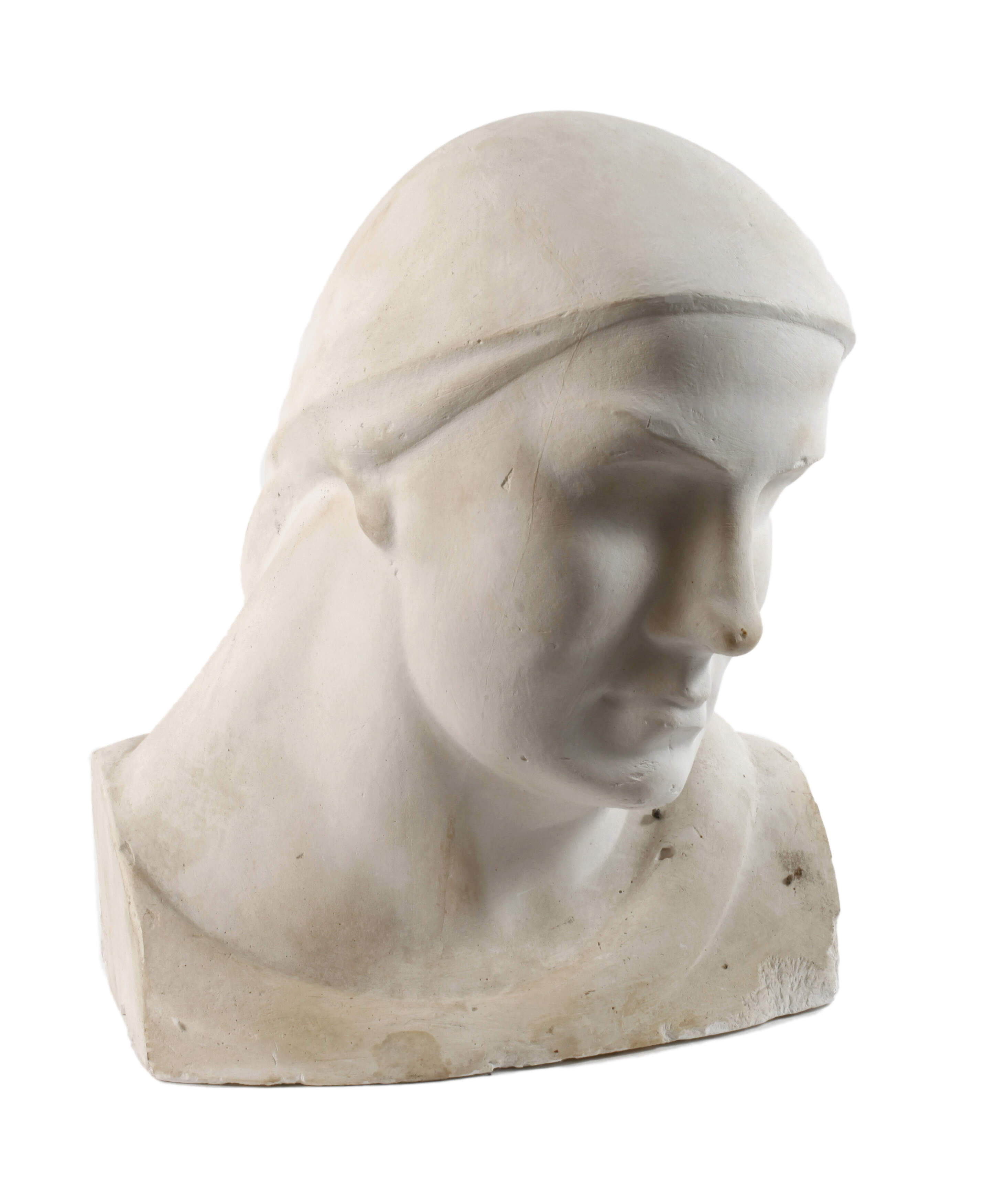 Überlebensgroße Büste einer Arbeiterin