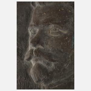 Bronzerelief Michail Wassiljewitsch Frunse