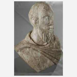 Marmorbüste griechischer Gelehrter