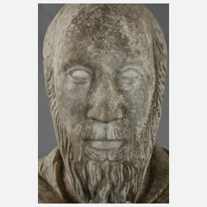 Marmorbüste griechischer Gelehrter