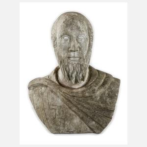 Marmorbüste griechischer Gelehrter