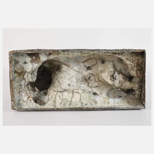 Große moderne Kinderbronze