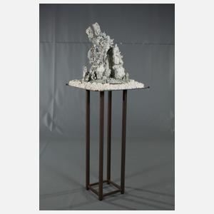 Claudia Biehne, übergroße Porzellanskulptur