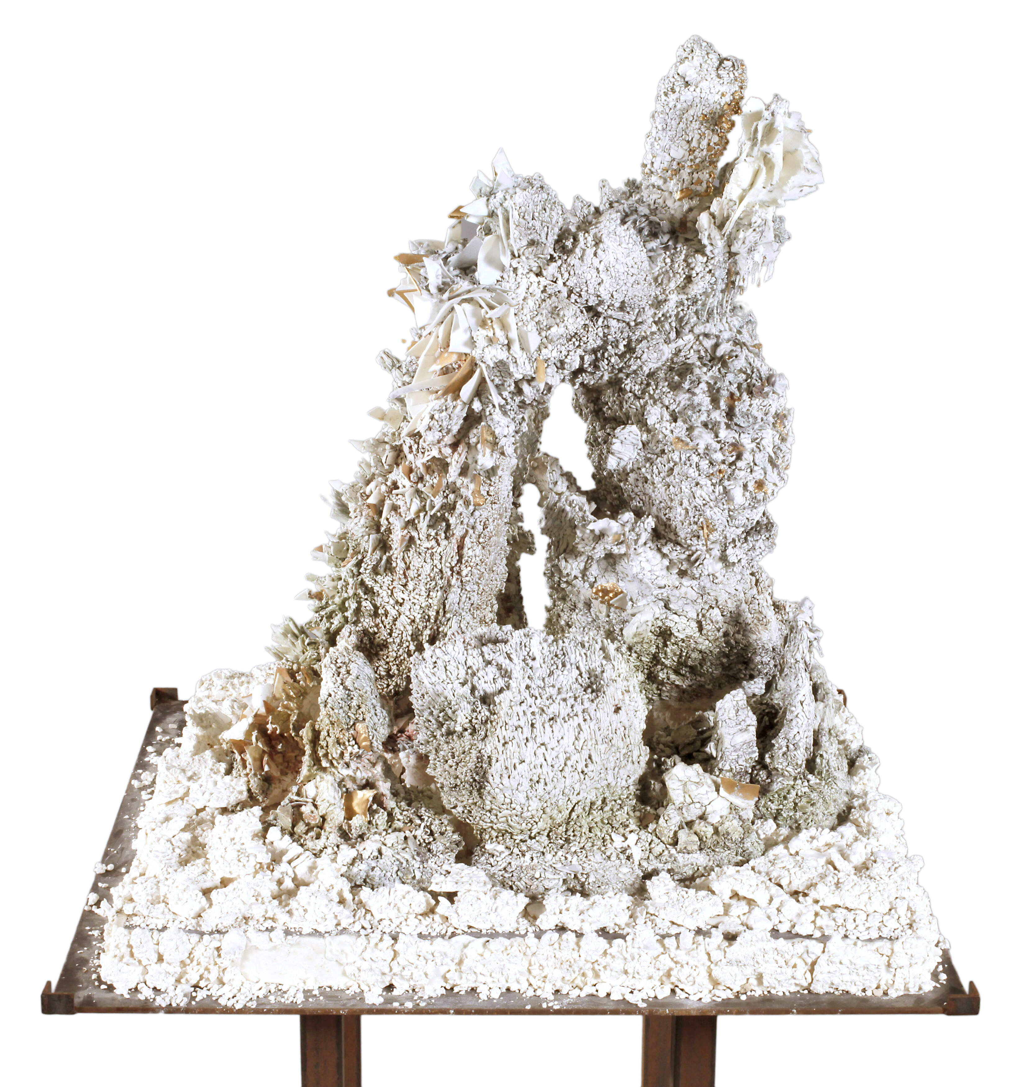 Claudia Biehne, übergroße Porzellanskulptur