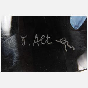 Otmar Alt, "Merlin mit roter Nase"