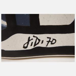 Jean Dubufett, Rosenthal Keramikobjekt "Encrier"