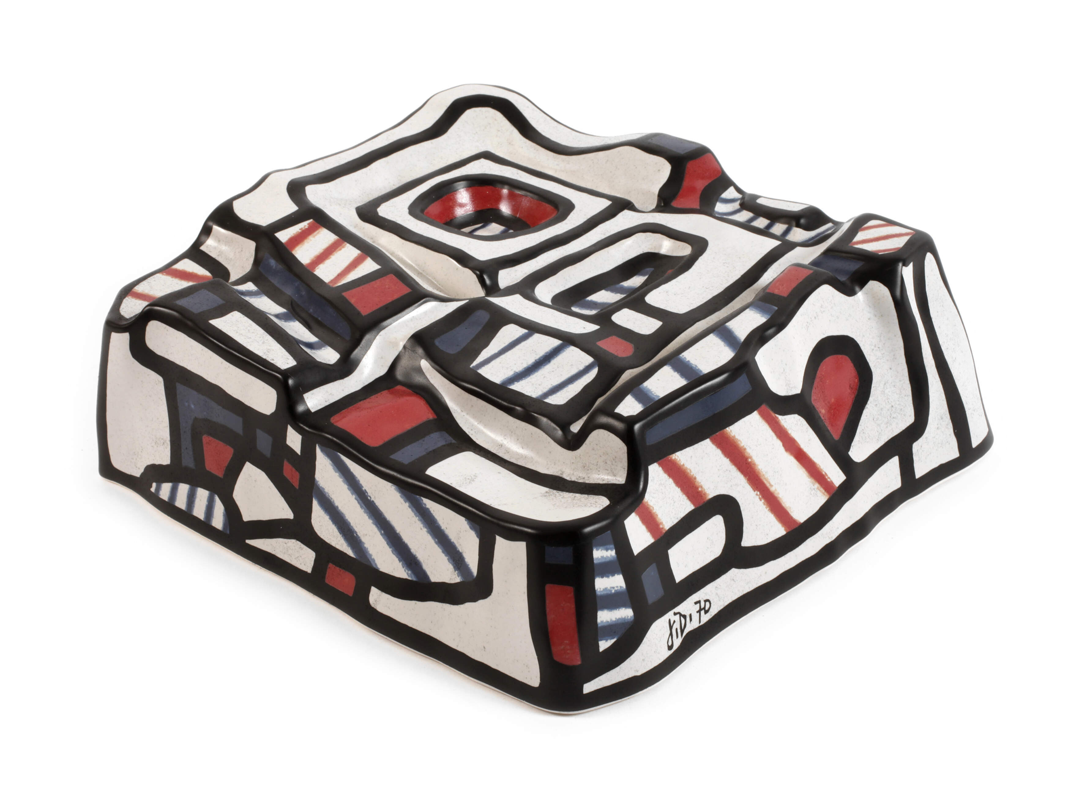 Jean Dubufett, Rosenthal Keramikobjekt "Encrier"