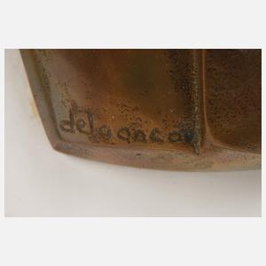 Delagneau, Bronzerelief mit weiblichen Akten