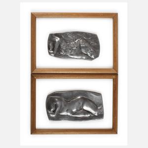 Delagneau, Paar Reliefs