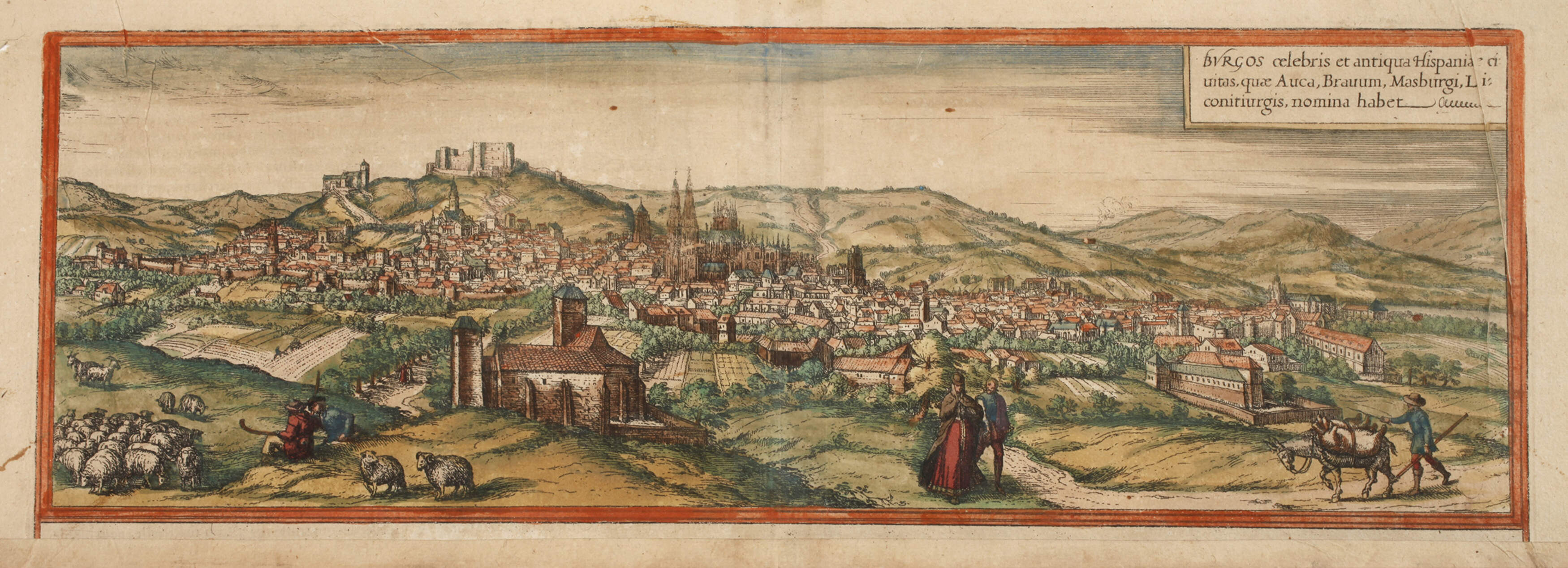 Braun & Hogenberg, Ansicht von Burgos