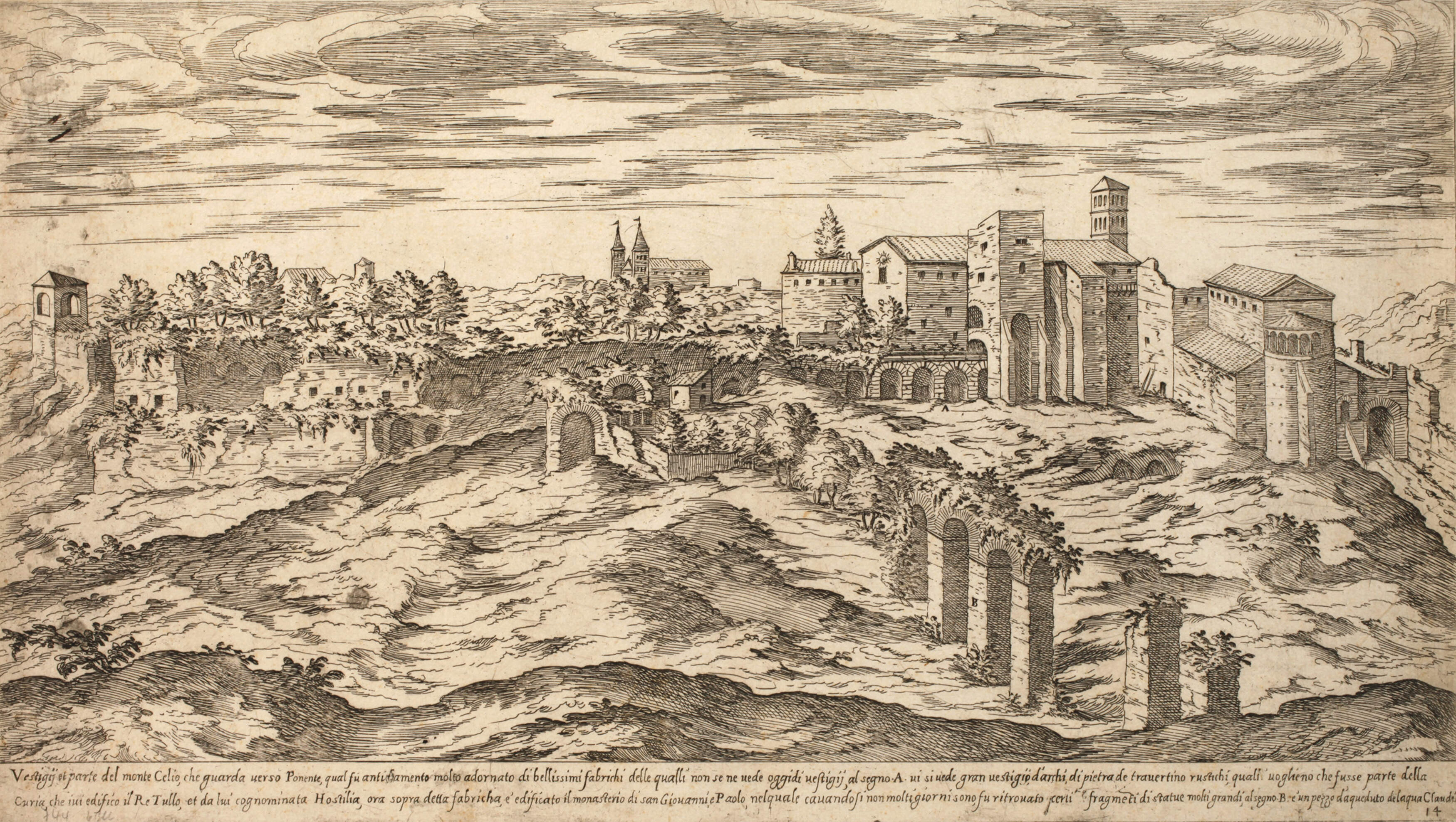 Étienne Dupérac, Monte Celio in Rom