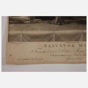 Richard Earlom, "Salvador Mundi"