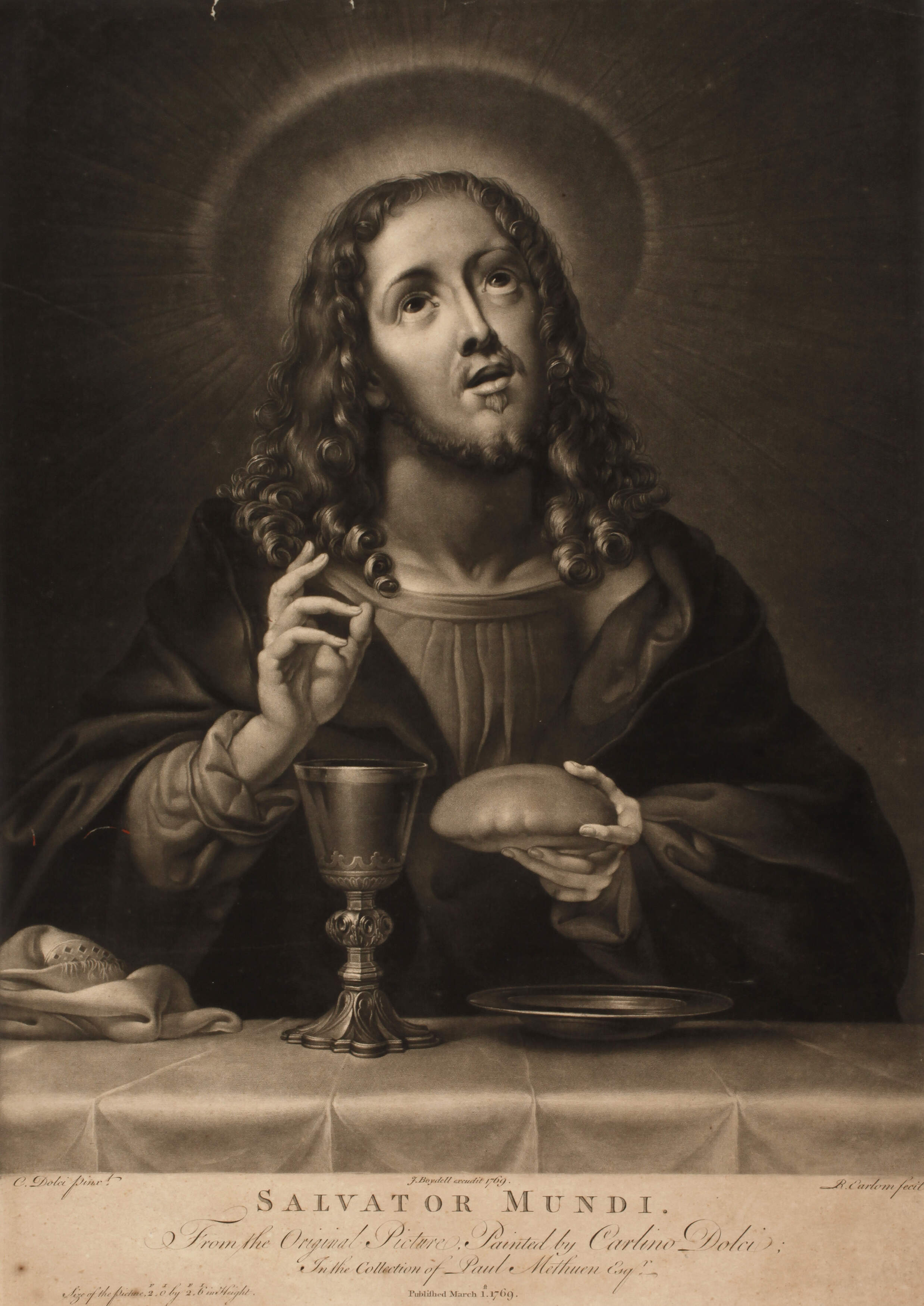 Richard Earlom, "Salvador Mundi"