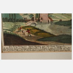 Martin Engelbrecht, Der ausbrechende Vesuv 1631