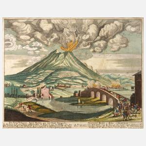 Martin Engelbrecht, Der ausbrechende Vesuv 1631
