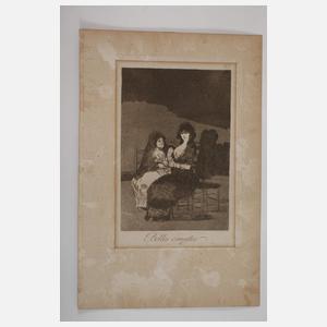 Francisco de Goya, "Bellos conselos"