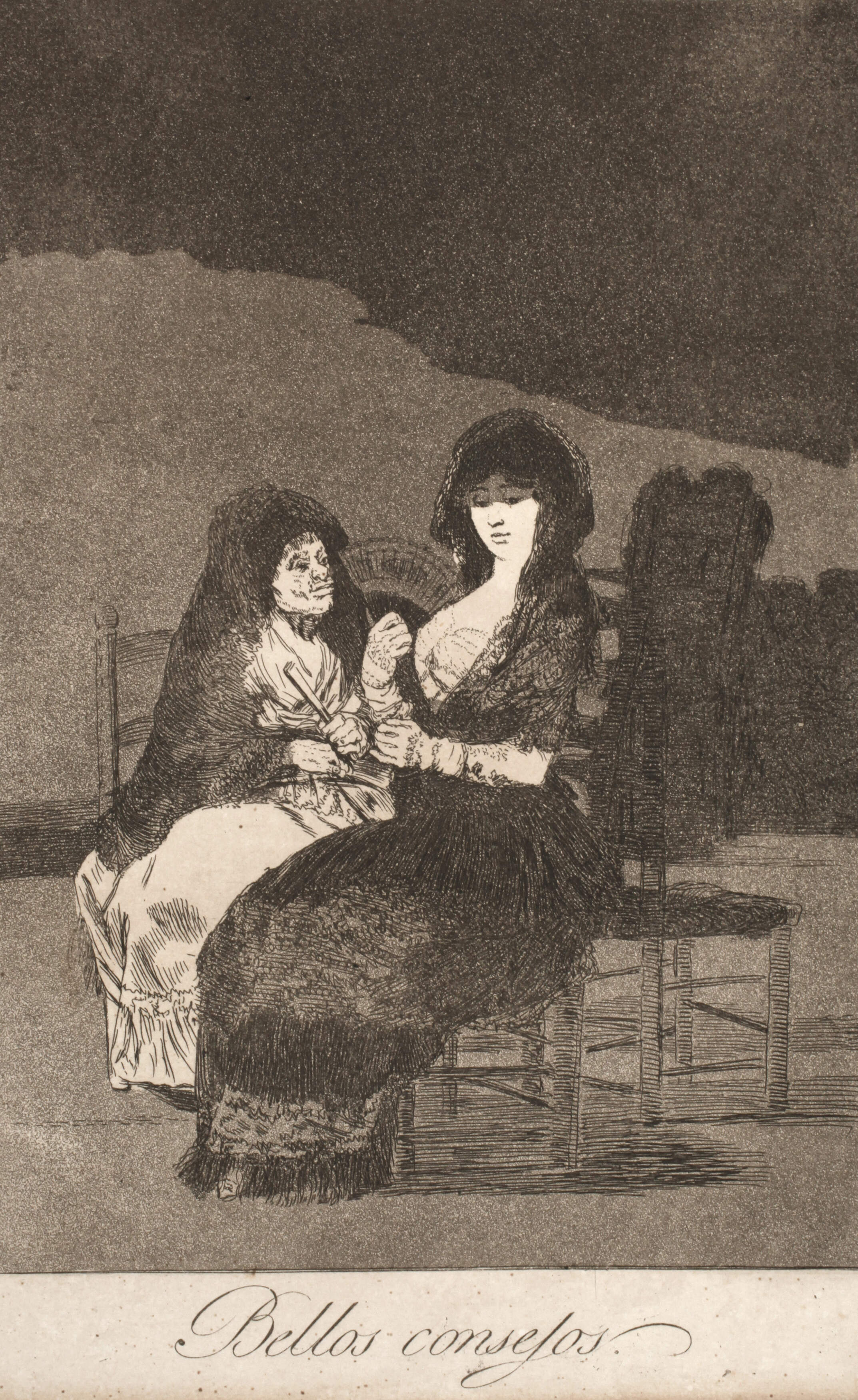 Francisco de Goya, "Bellos conselos"