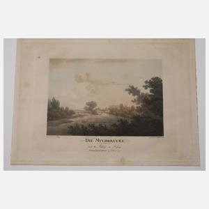 Christian Haldenwang, Die Muldebrücke in Dessau