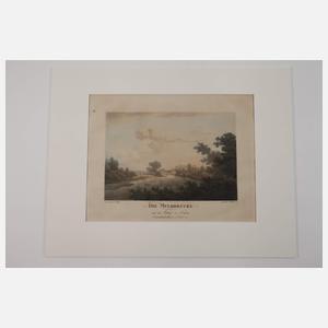 Christian Haldenwang, Die Muldebrücke in Dessau