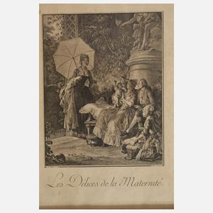 Isidore Helman, attr., Les Délices de la Maternité