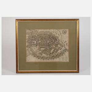 Matthäus Merian der Älter, Grundriss von Hamburg
