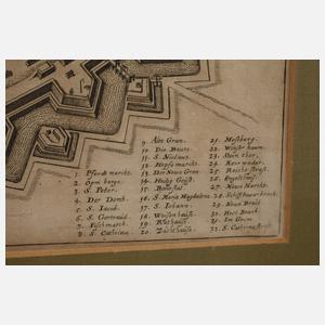 Matthäus Merian der Älter, Grundriss von Hamburg