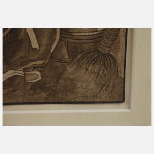 Maria Katharina Prestel, Bauern beim Lausen