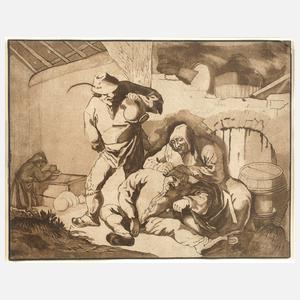 Maria Katharina Prestel, Bauern beim Lausen