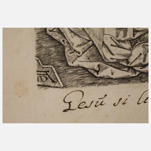 Marcantonio Raimondi, Der Abschied Christi...