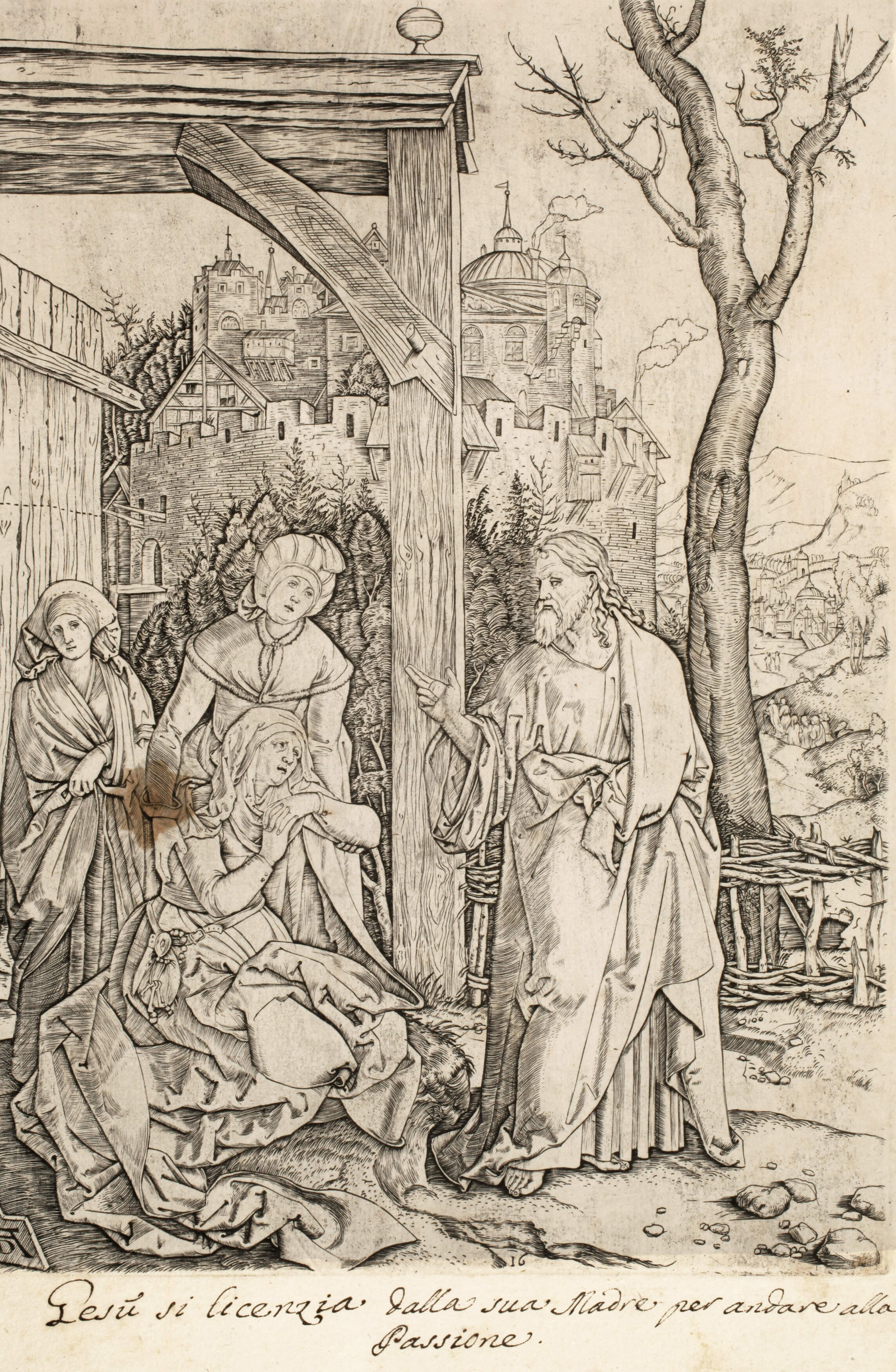 Marcantonio Raimondi, Der Abschied Christi...