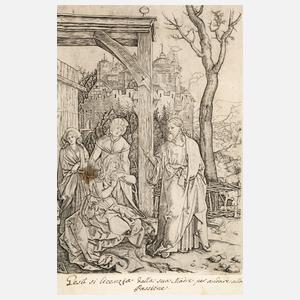 Marcantonio Raimondi, Der Abschied Christi...