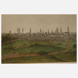 Ungewöhnliche Ansicht von Breslau