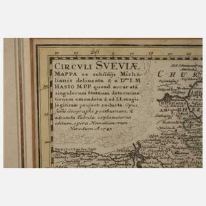 Homanns Erben, Karte Schwäbischer Kreis