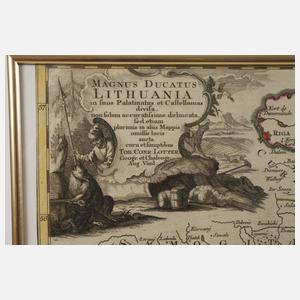 Tobias Konrad Lotter, Karte Litauen