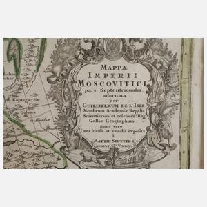 Matthäus Seutter, Karte Nordwestrussland