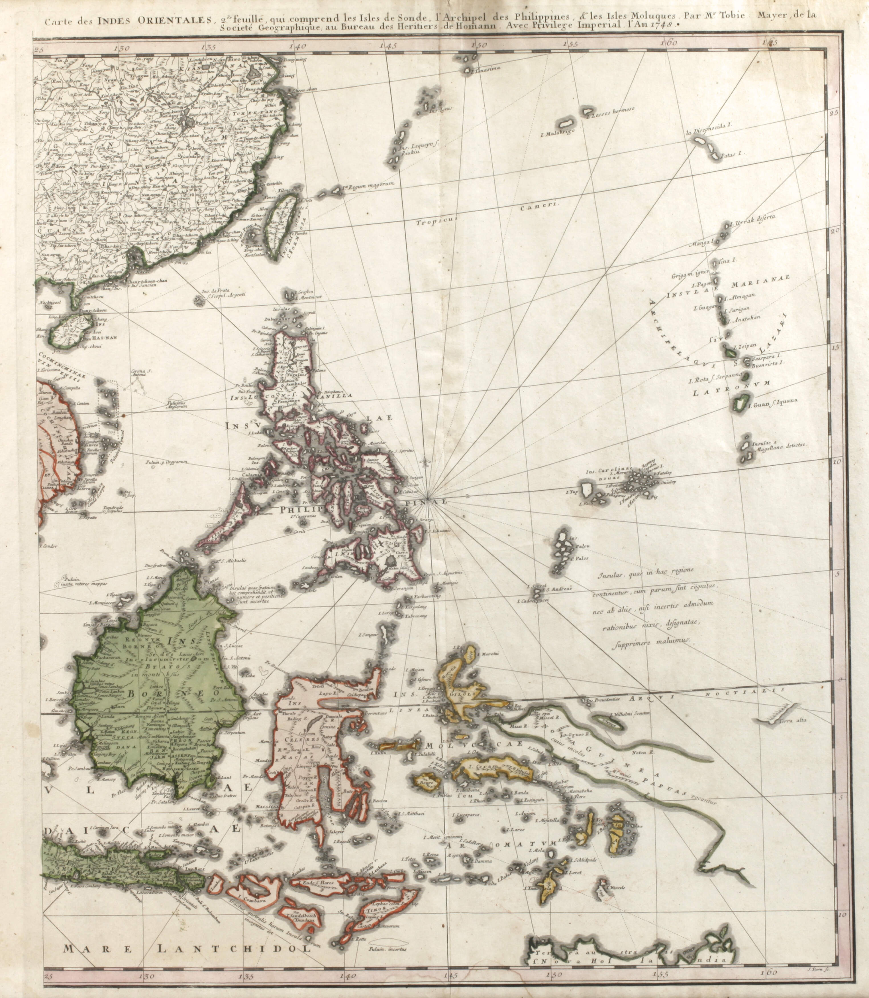 Homanns Erben, Kupferstichkarte Südostasien