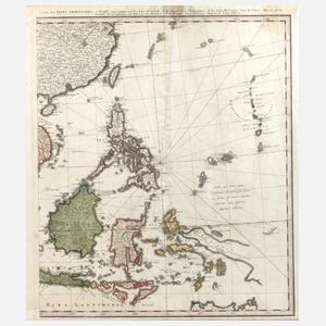 Homanns Erben, Kupferstichkarte Südostasien