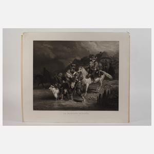 Jean Jazet, attr., "Überquerung der Furt"