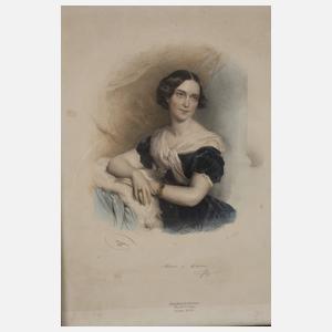 Josef Kriehuber, Bildnis der Marie von Marra